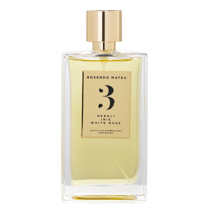 Rosendo Mateu Eau De Parfum Spray, 3 Neroli, Iris, White Musk 100ml/3.4oz perfume for gifting and daily use