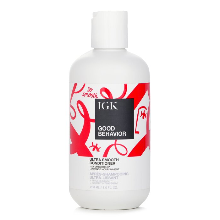 IGK Good Behavior Ultra Smooth Conditioner 236ml/8oz hair conditioner for salon & home use