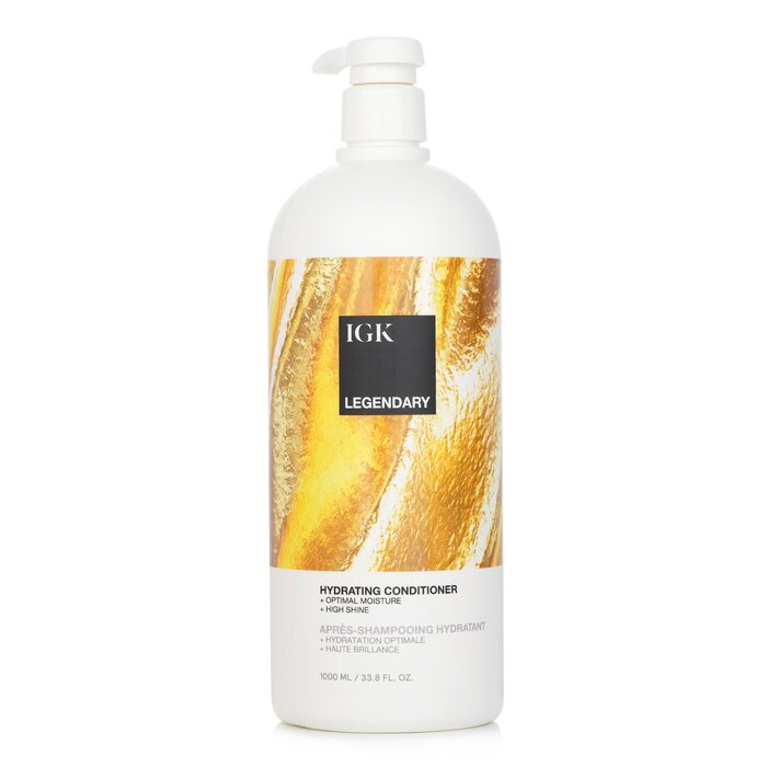 IGK Legendary Hydrating Conditioner 1000ml/33.8oz hair conditioner for salon & home use