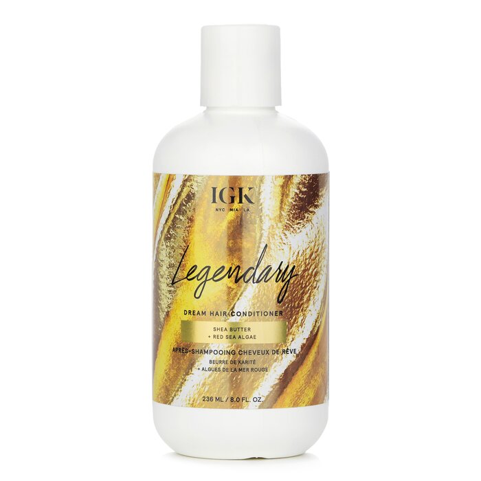 IGK Legendary Dream Hair Conditioner - Shea Butter + Red Sea Algae 236ml/8oz hair conditioner for salon & home use