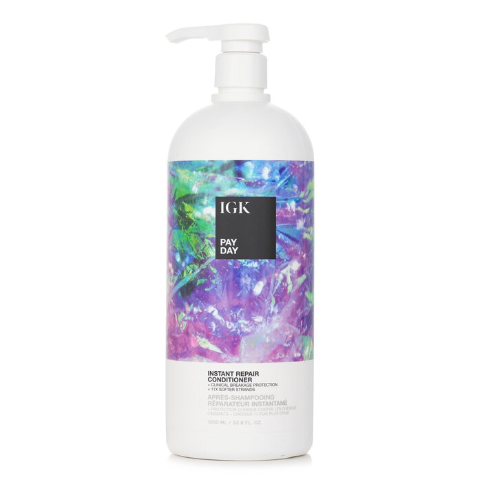 IGK Pay Day Instant Repair Conditioner 1000ml/33.8oz hair conditioner for salon & home use