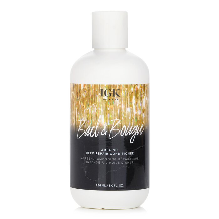IGK Bad & Bougie Amla Oil Deep Repair Conditioner 236ml/8oz hair conditioner for salon & home use