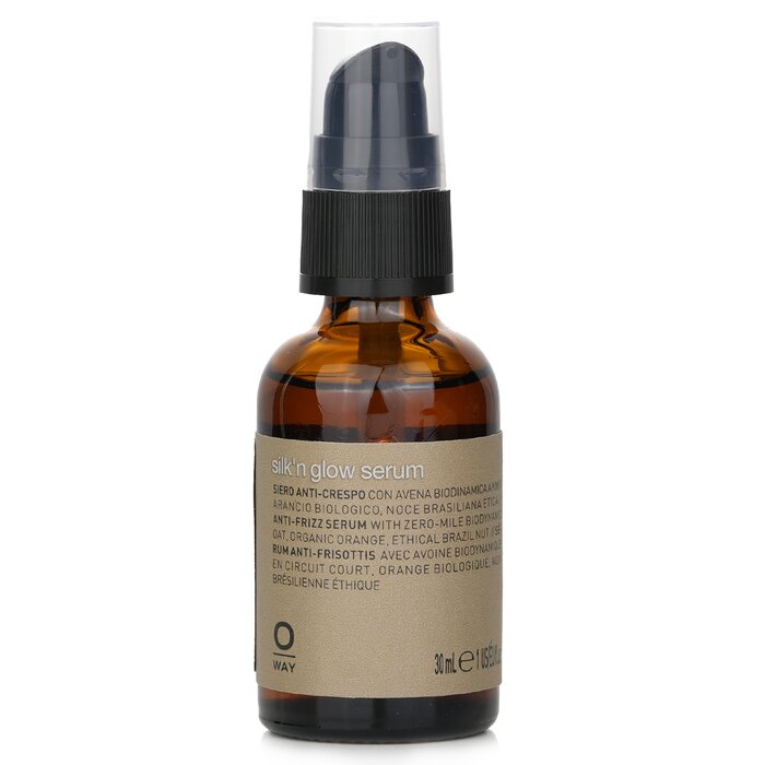 Oway Silk N Glow Serum 30ml/1oz for hair care and styling