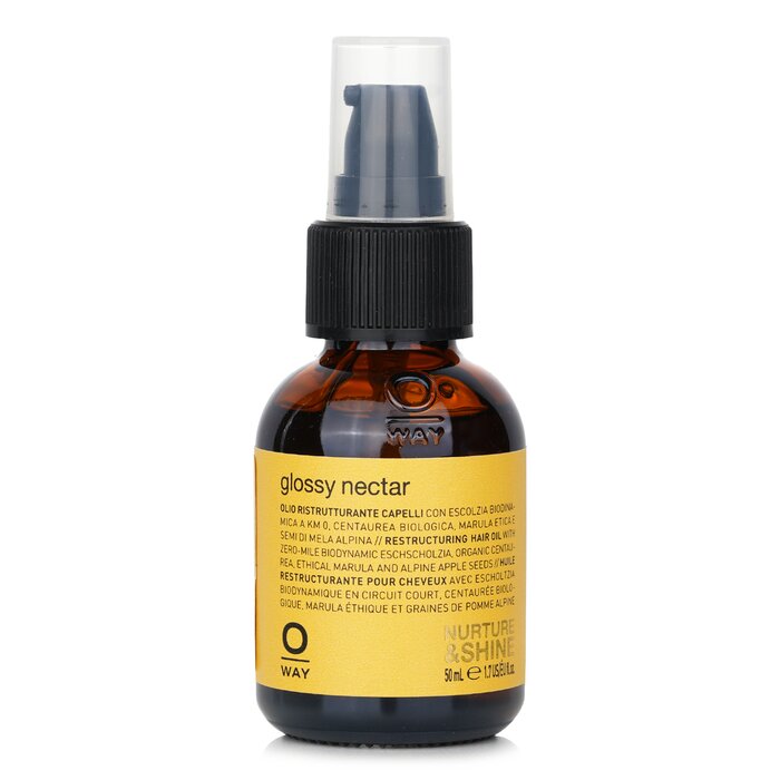 Oway Glossy Nectar Hair Oil 50ml/1.7oz for hair care and styling