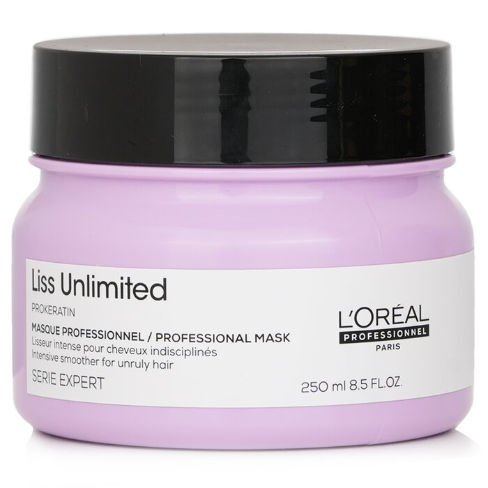 L'Oreal Serie Expert - Liss Unlimited Professional Hairmask For Unruly Hair 250ml/8.5oz hair mask for deep conditioning and repair