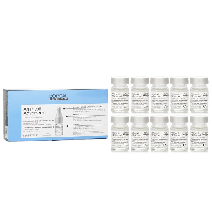 L'Oreal Serie Expert- Aminexil Advanced Anti-Hair Loss Professional Programme 10x6ml for hair care and styling