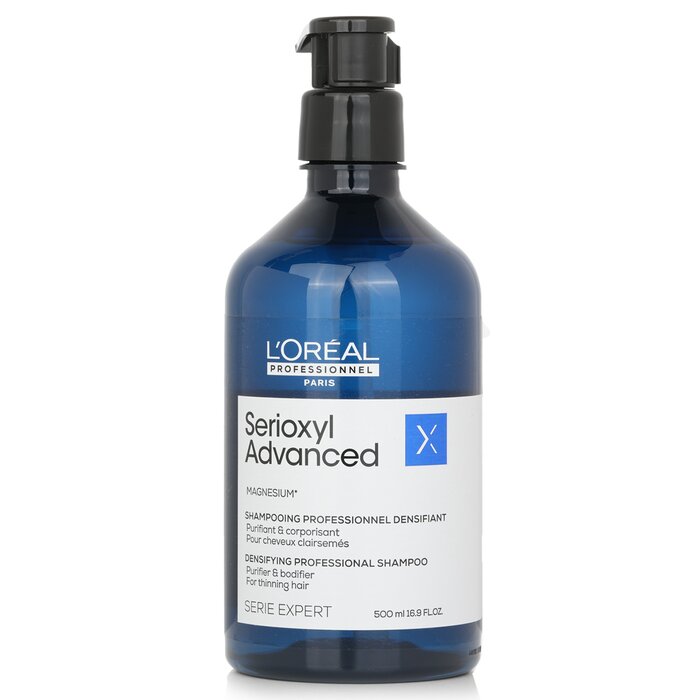 L'Oreal Professionnel Serie Expert- Serioxyl Advanced Densifying Professional Shampoo 500ml/16.9oz hair conditioner for salon & home use