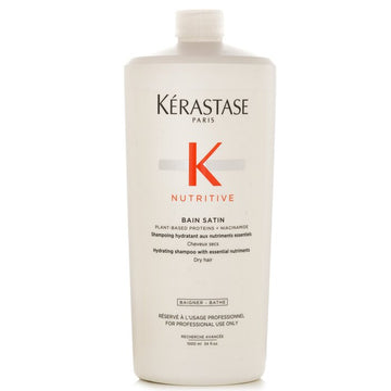 Kerastase Nutritive Bain Satin Hydrating Shampoo With Essential Nutriments (Dry Hair) 1000ml/34oz