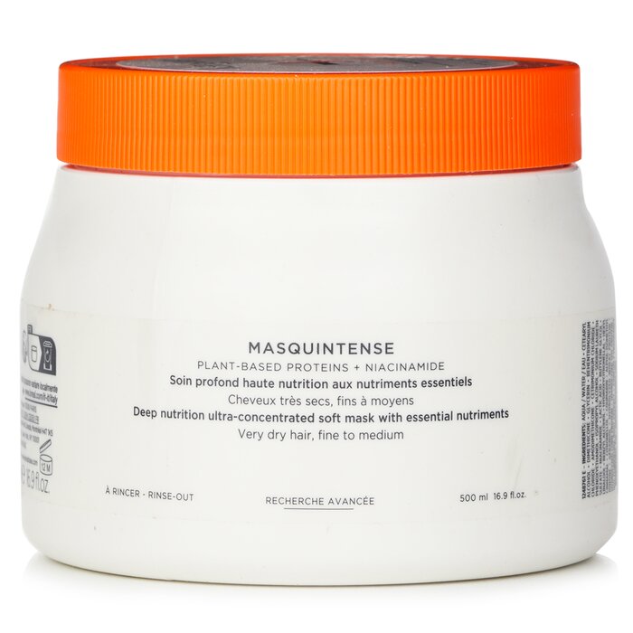 Kerastase Nutritive Masquintense Mask 500ml/16.9oz hair mask for deep conditioning and repair