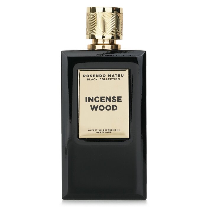 Rosendo Mateu Black Collection Incense Wood Eau De Parfum Spray 100ml/3.4oz perfume for gifting and daily use