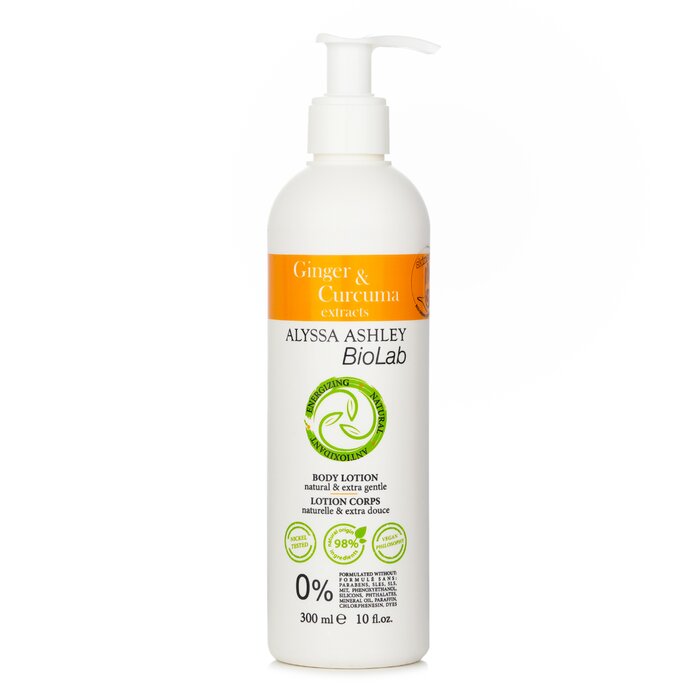Alyssa Ashley Ginger & Curcuma Lotion - for refreshing body hydration