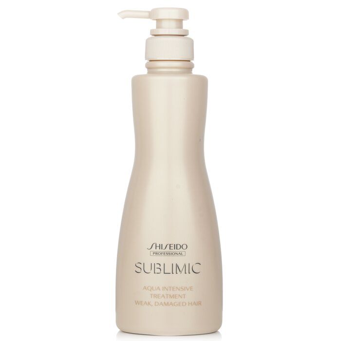Shiseido Sublimic Aqua Intensive Treatment (Weak, Damaged Hair) 500g hair conditioner for salon & home use