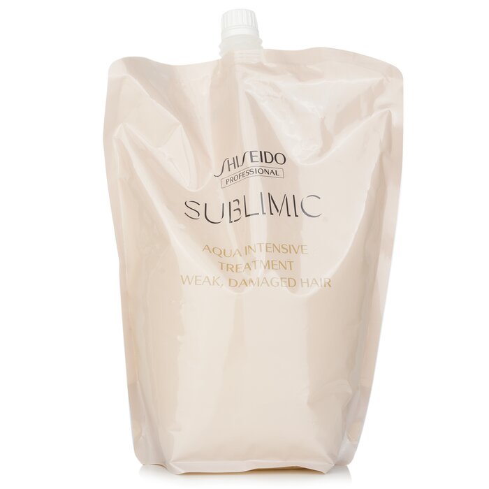 Shiseido Sublimic Aqua Intensive Treatment Refill (Weak, Damaged Hair) 1800g hair conditioner for salon & home use