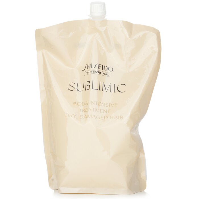 Shiseido Sublimic Aqua Intensive Treatment Refill (Dry, Damaged Hair) 1800g hair conditioner for salon & home use
