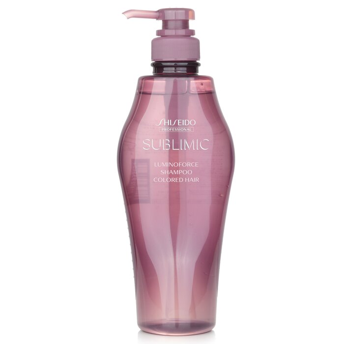 Shiseido Sublimic Luminoforce Shampoo (Colored Hair) 500ml Shampoo for daily use in hair care.