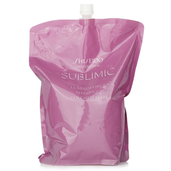 Shiseido Sublimic Luminoforce Shampoo Refill (Colored Hair) 1800ml Shampoo for daily use in hair care.