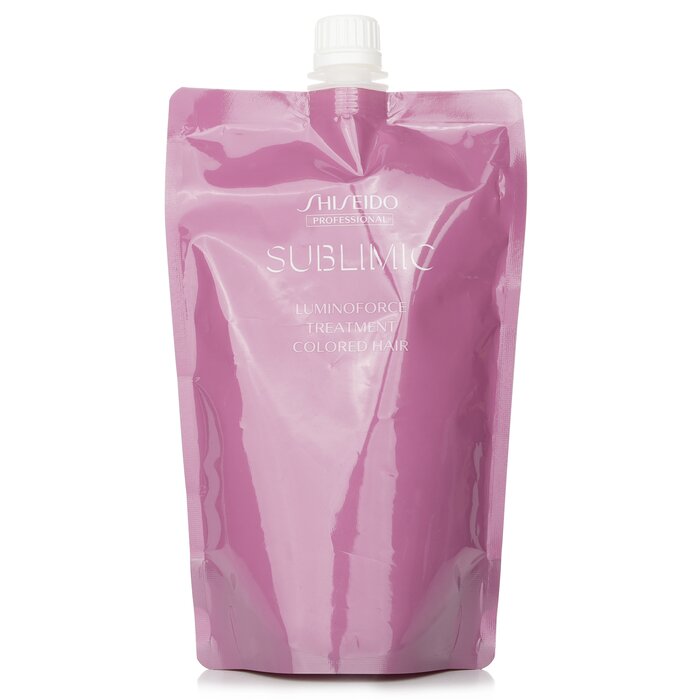 Shiseido Sublimic Luminoforce Treatment Refill (Colored Hair) 450g hair conditioner for salon & home use