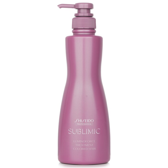 Shiseido Sublimic Luminoforce Treatment (Colored Hair) 500g hair conditioner for salon & home use