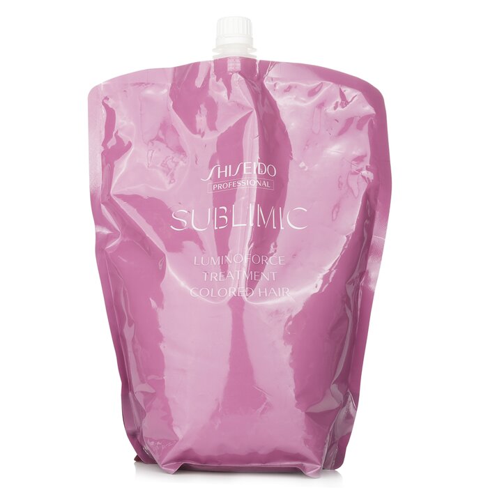 Shiseido Sublimic Luminoforce Treatment Refill (Colored Hair) 1800g hair conditioner for salon & home use