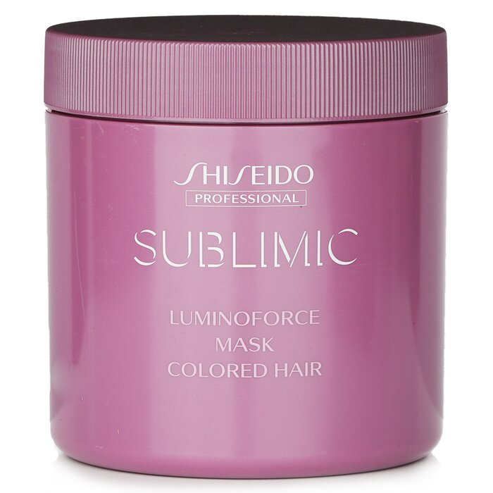 Shiseido Sublimic Luminoforce Mask (Colored Hair) 680g hair mask for deep conditioning and repair
