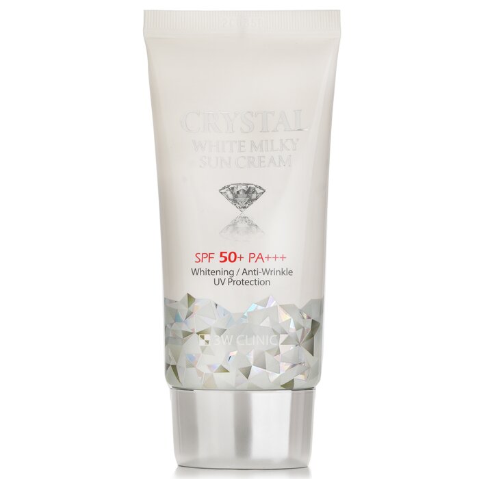 3W Clinic Crystal White Milky Sun Cream SPF 50+ PA+++ – brightening facial sunscreen