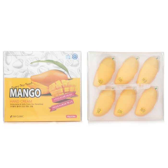 Mango hand cream – 3W Clinic – for fruity skin hydration