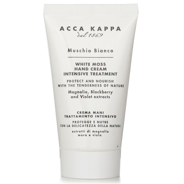 Acca Kappa White Moss Hand Cream 75ml/2.5oz for gifting and daily wear