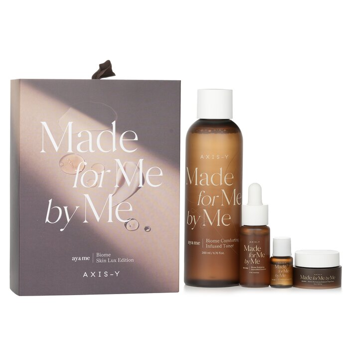 Deeply hydrate and strengthen skin barrier with AXIS-Y Biome Skin Lux 4pc kit.