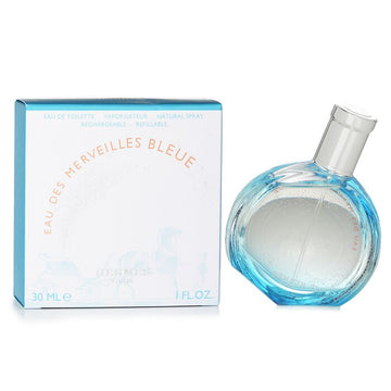 Hermes Eau Des Merveilles Bleue Refillable Eau De Toilette Spray 30ml/1oz