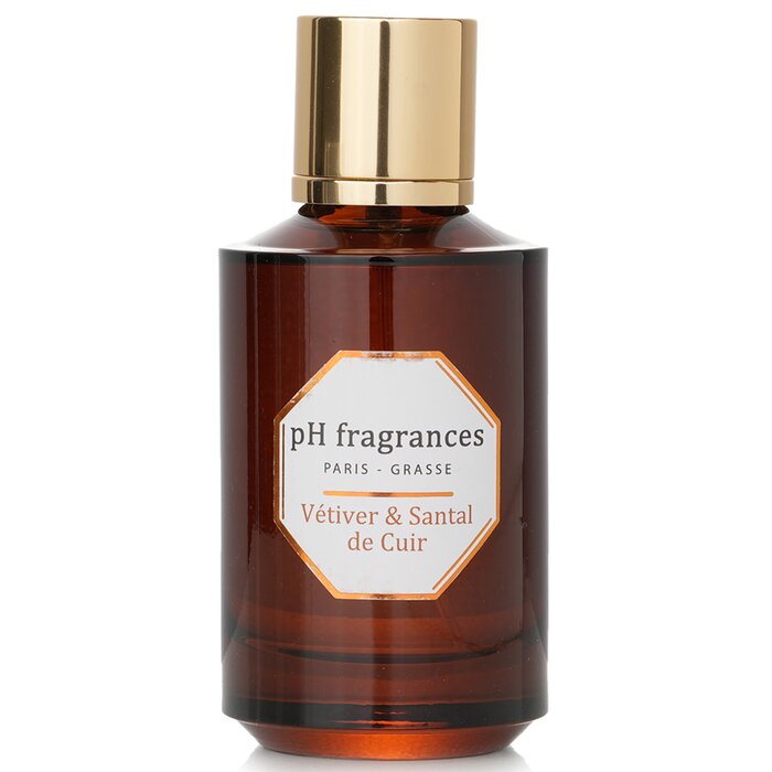 pH fragrances Vetiver & Sandal Of Leather Eau De Parfum Spray 100ml/3.4oz perfume for gifting and daily use