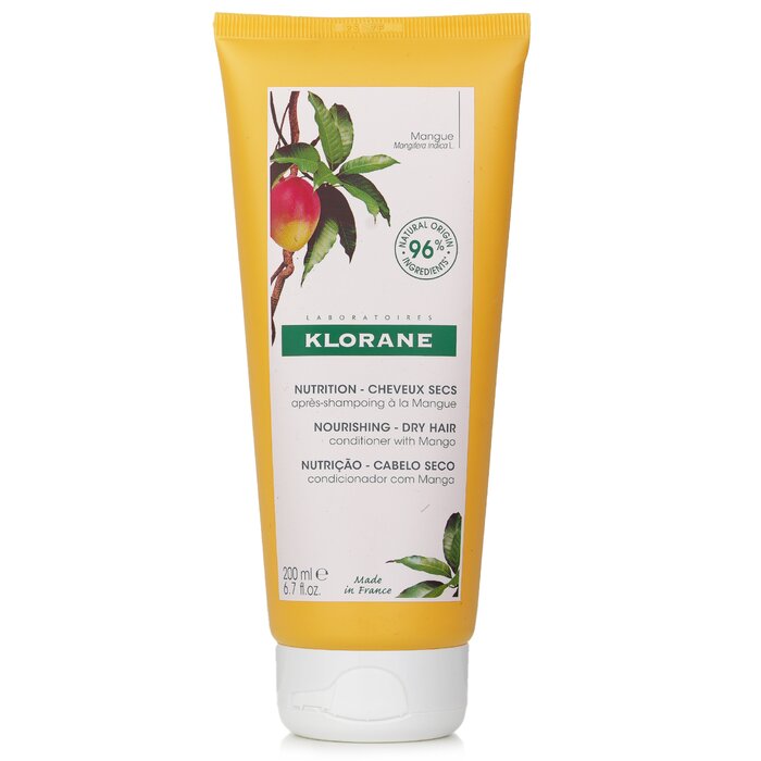 Klorane Conditioner With Mango (Nourishing Dry Hair) 200ml/6.7oz hair conditioner for salon & home use
