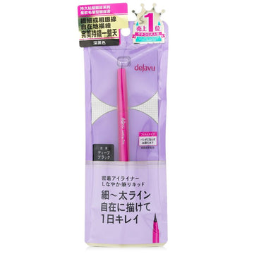 Dejavu Lasting Fine Liquid Eyeliner, Deep Black 0.55ml/0.018oz
