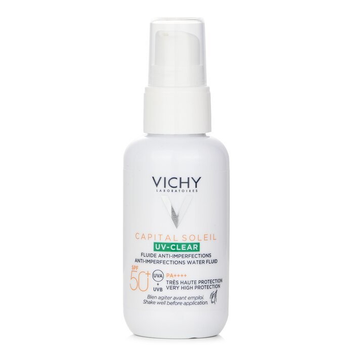 Vichy Capital Soleil UV Clear Anti Imperfections Water Fluid SPF 50 (For All Skin Types) 40ml for skincare needs