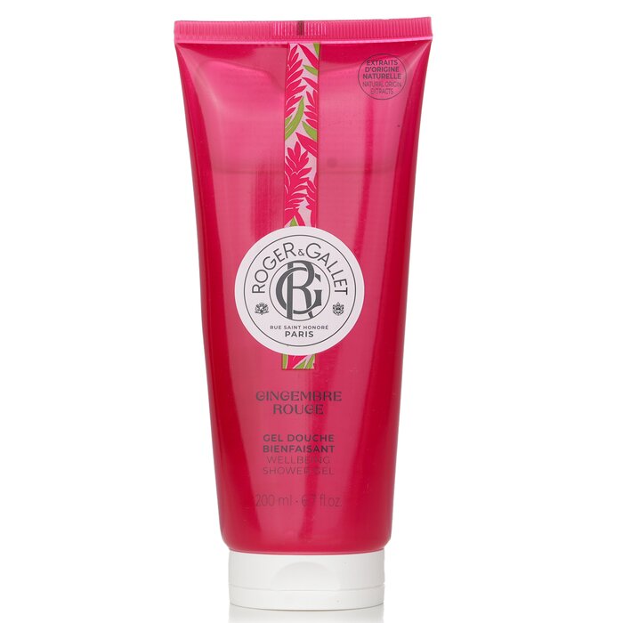 Roger & Gallet Gingembre Rouge Wellbeing Shower Gel 200ml/6.7oz - ideal for body care and skincare routine