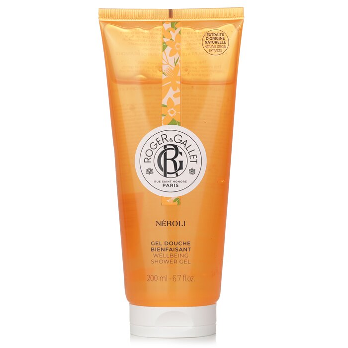 Roger & Gallet Neroli Wellbeing Shower Gel 200ml/6.7oz - ideal for body care and skincare routine