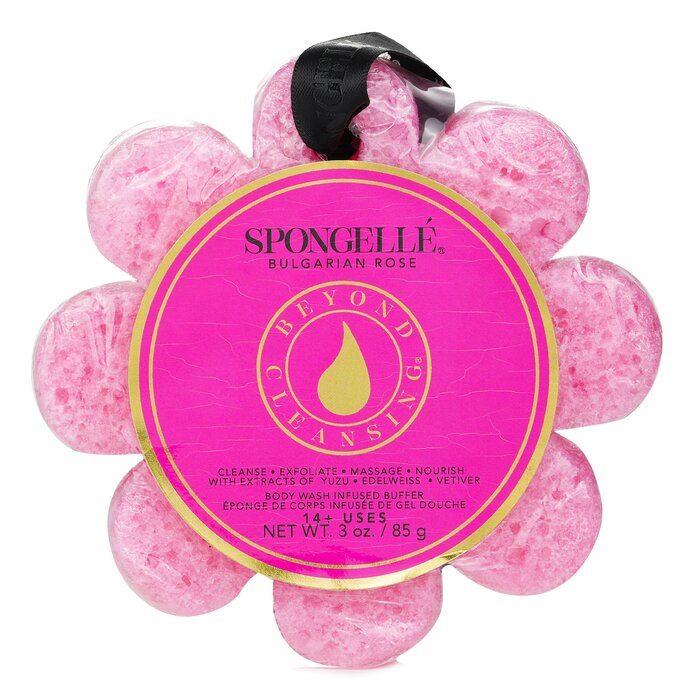 Soap Sponge – Bulgarian Rose – for floral exfoliating body care
