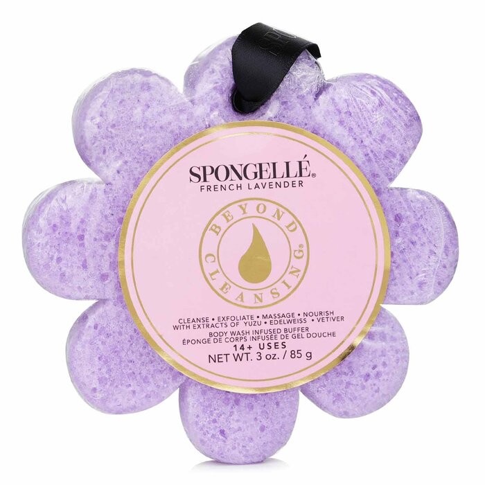 Soap Sponge – French Lavender – for dual cleansing and exfoliation