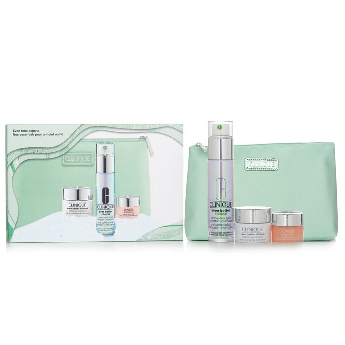 Brighten skin tone with Clinique 3pc expert kit + bag. Target spots & uneven tone. Buy now.