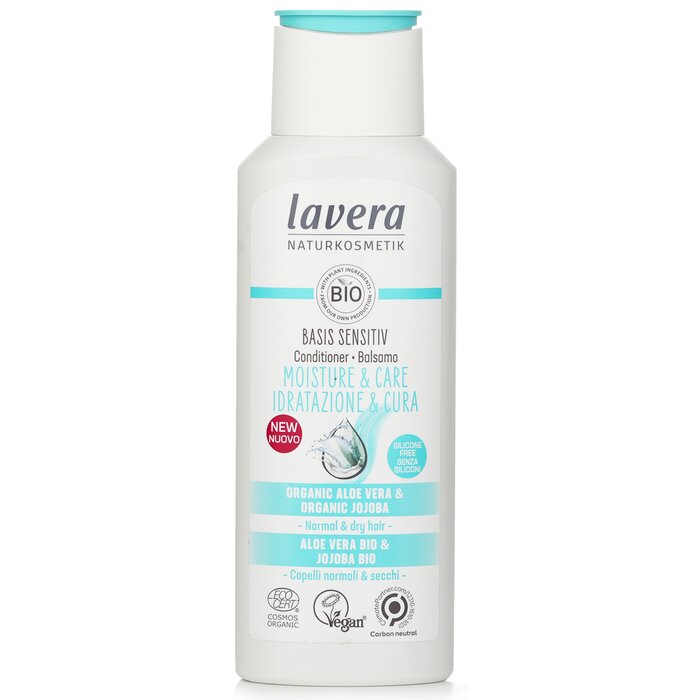 Lavera Basis Sensitiv Conditioner Moisture & Care 200ml/7oz hair conditioner for salon & home use
