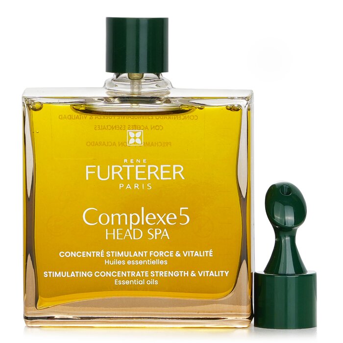 Rene Furterer Complexe 5 Head Spa Stimulating Concentrate Stength & Vitalit Oil (Pre Shampoo) 50ml/3.3oz plant for use in home care