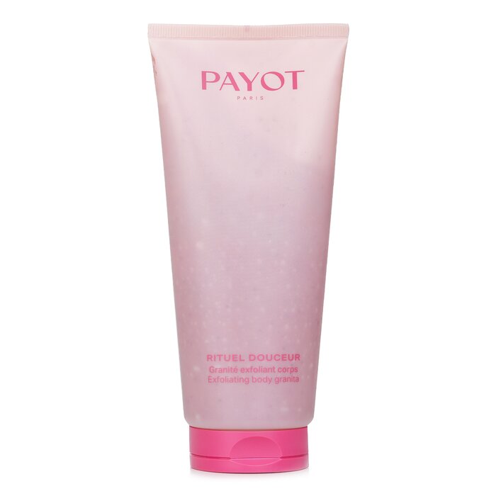 Payot Rituel Douceur Exfoliating Body Granita for silky, smooth skin.