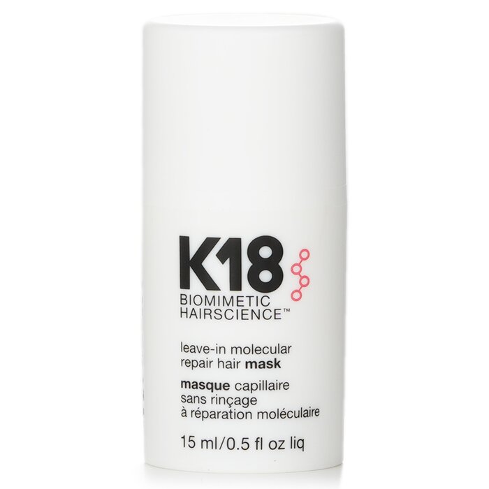 K18 Leave in Molecular Repair Hair Mask 15m/0.5oz hair mask for deep conditioning and repair