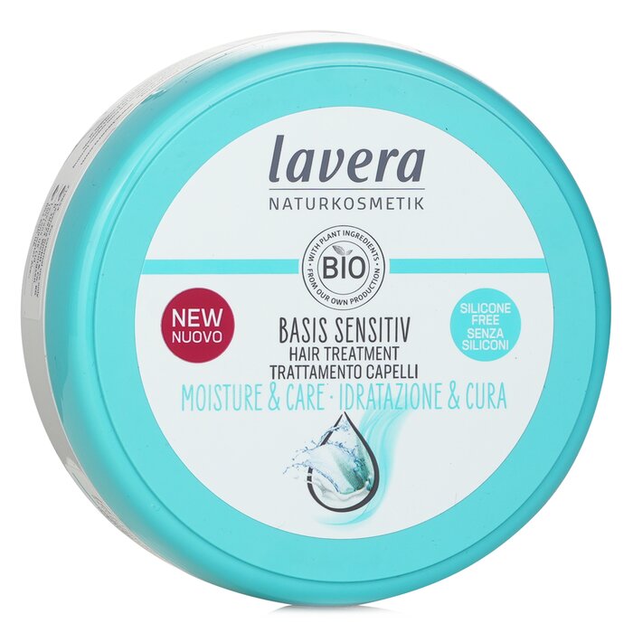 Lavera Basis Sensitiv Hair Treatment Moisture & Care 200ml/7oz hair mask for deep conditioning and repair