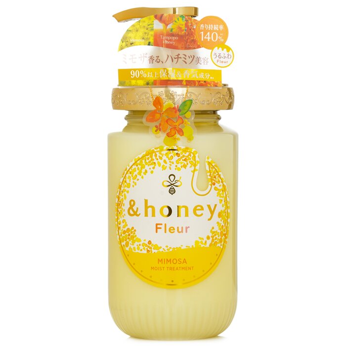 &honey Fleur Mimosa Moist Treatment 450g - perfect for hair treatment at home