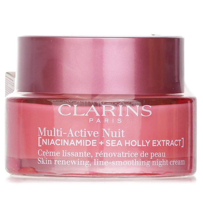 Clarins Multi-Active Nuit (Niacinamide + Sea Holly Extract) Skin Renewing Line-Smoothing Night Cream Dry Skin 50ml/1.7oz for skincare needs