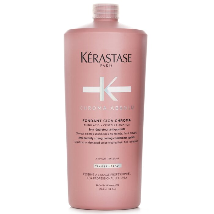 Kerastase Chroma Absolu Fondant Cica Chroma Conditioner 1000ml/34oz hair conditioner for salon & home use