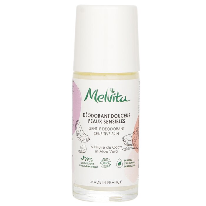 Gentle roll-on deodorant for sensitive skin