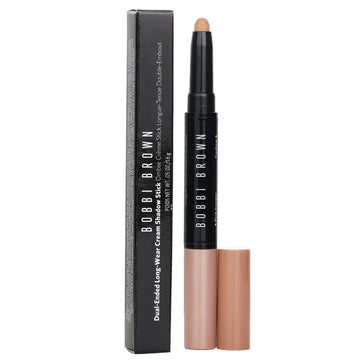 Bobbi Brown Dual Ended Long Wear Cream Eyeshadow Stick, Pink Copper Shimmer/Cashew Matte 1.6g/0.05oz