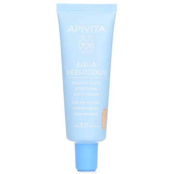 Apivita Aqua Beelicious Healthy Glow Hydrating Fluid Cream Tinted SPF 30 40ml