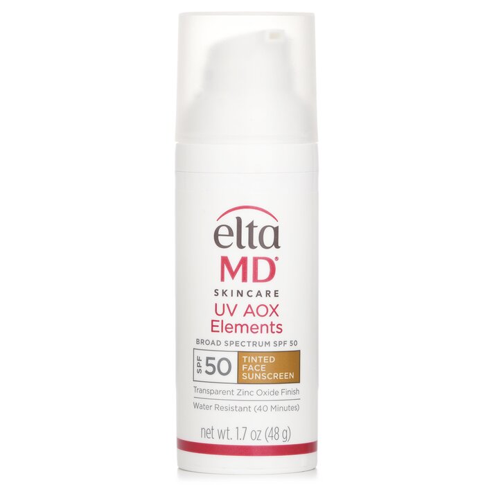 EltaMD UV AOX Elements Tinted Mineral Sunscreen SPF 50 – antioxidant mineral sunscreen